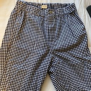 brandy Melville gingham navy pants